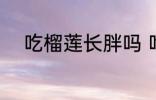 吃榴莲长胖吗 吃榴莲会不会长胖