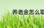 养老金怎么取 养老金如何取