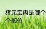 猪元宝肉是哪个部位 猪元宝肉是在哪个部位