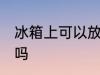 冰箱上可以放植物吗 冰箱上能放植物吗
