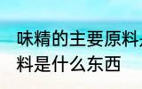味精的主要原料是什么 味精的主要原料是什么东西
