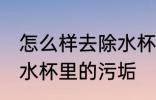 怎么样去除水杯里的污垢 如何样去除水杯里的污垢