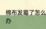 棉布发霉了怎么处理 棉布发霉了怎么办