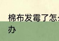 棉布发霉了怎么处理 棉布发霉了怎么办