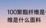 100聚酯纤维是什么面料 100聚酯纤维是什么面料