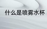 什么是喷雾水杯 喷雾水杯简单介绍