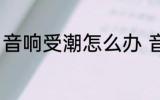音响受潮怎么办 音响受潮怎么办好呢