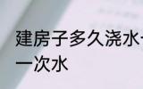 建房子多久浇水一次 新建房子多久浇一次水