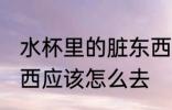 水杯里的脏东西怎么去 水杯里的脏东西应该怎么去