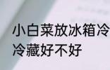 小白菜放冰箱冷藏好吗 小白菜放冰箱冷藏好不好