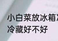 小白菜放冰箱冷藏好吗 小白菜放冰箱冷藏好不好
